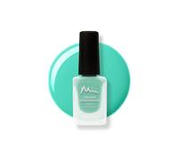 Mii Colour Confidence Quick Dry and Long Lasting Nail Polish With Strengthening Formula | 14ml Paint | Totally Out There, Aqua Green