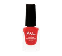 Mii Colour Confidence Quick Dry Nail Polish | High Shine Colour & Glossy Finish, Chip Resistant & Long Lasting Nail Polish | Nourishes, Strengthens, Protects | Blaze, Fiery Crimson Red Crème | 14ml
