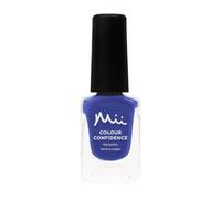 Mii Colour Confidence Quick Dry Nail Polish | High Shine Colour & Glossy Finish, Chip Resistant & Long Lasting Nail Polish | Nourishes, Strengthens, Protects | Ocean Dip, Deep Azure Blue Crème | 14ml