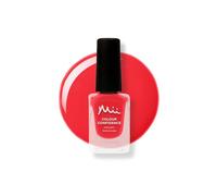 Mii Colour Confidence Quick Dry Nail Polish | High Shine Colour with Glossy Finish, Chip Resistant & Long Lasting Nail Polish | Nourishes, Strengthens, Protects | Bright Coral Red, Coral Beach | 14ml