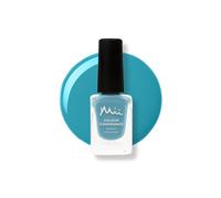Mii Colour Confidence Quick Dry Nail Polish | High Shine & Long Lasting Nail Polish | Chip-Resistant & Fast-Drying Formula | Nourishes, Strengthens, & Protects | 14ml | Daredevil, Turquoise Blue