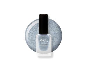 Mii Colour Confidence Quick Dry Nail Polish | High Shine & Long Lasting Nail Polish | Chip-Resistant & Fast-Drying Formula | Nourishes, Strengthens, & Protects | 14ml | Santa Baby, Light Blue Shimmer