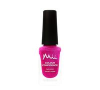 Mii Colour Confidence Quick Dry Nail Polish | High Shine with Glossy Finish, Chip Resistant & Long Lasting Nail Polish | Nourishes, Strengthens, Protects | Metallic Hot Pink, Raspberry Ripple | 9ml