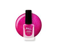 Mii Colour Confidence Quick Dry Nail Polish | Long Lasting and Fast Drying With Strengthening Formula | 14ml Paint in Raspberry Ripple, Metallic Pink