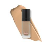 Mii Cosmetics Absolute Face Base, Full Coverage Foundation, Radiant Matte Finish, Feather Light Hydrating Formula, Vegan and Cruelty Free, Utterly Honey 03