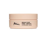 Mii Cosmetics Bright Eyed Firm + Smooth Hydrogel Eye Mask | Smooths, Firms, & Brightens the Under-Eye Area | Under Eye Gel Patches for Dark Circles, Puffiness, & Fine Lines | 60 Cooling Pads