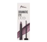 Mii Cosmetics Dramatic Eye Mascara and Eyeshadow Duo Gift Set | Professional Eye Makeup Set with Eyeshadow Stick and Lengthening Mascara | Makeup Gift Set for Women, Perfect Makeup Bundle | Indigo