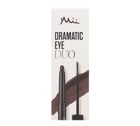 Mii Cosmetics Dramatic Eye Mascara & Eyeshadow Duo | Makeup Gift Set for Women | Creamy Eyeshadow Stick & Lengthening Mascara | Professional Eye Make Up Set, Makeup Bundle for Gifting | Walnut