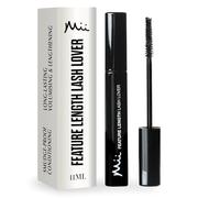 Mii Cosmetics Mascara Black, Feature Length Lash Lover, Smudge Proof, Defining, Conditioning, Volumising and Lengthening, Long Lasting, Vegan