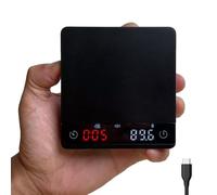 MiiCoffee Nano Pro Coffee Scale with Timer, Espresso Scale with Auto Tare, Aluminum Body, Touch Sensor and Silicone Cover