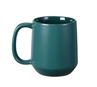 Miicol Ceramic Coffee Mug, 455ml Large Coffee Cup, Tea Mug with Handle, Flat Bottom Mug for Men, Women, Office, Microwave and Dishwasher Safe, Multi-Color, Turquoise