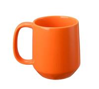 Miicol Ceramic Coffee Mug, 455ml Large Coffee Cup, Tea Mug with Handle, Flat Bottom Mug for Men, Women, Office, Microwave and Dishwasher Safe, Multi-Color, Burnt Orange