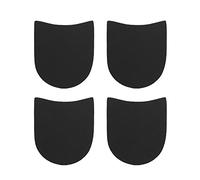 MIIDII Replacement Rubber Heel Pad for Shoe Repair, Non-Slip Heel Pads 5/32" (4mm) Thick, 2 Pairs Black