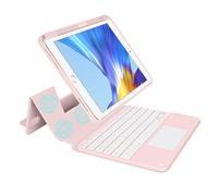 Miieadoo Bluetooth Keyboard Case with Touchpad - Keyboard Case for iPad Lightweight, Portable- Easy to Carry Slim Smart Case with Detachable and Pencil Holde (Pink, iPad 10th Gen 2022)