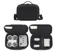 MiiEomi Carrying Case for DJI Neo Portable PU Protective Storage Bag with YKK Zipper for DJI Neo Fly More Combo, RC-N3 Remote Controller & Intelligent Flight Battery Accessories - Black