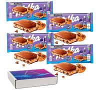 Miilka Chips Ahhoy Chocolate Bar 4 x 100g With Gift Box - Chocolate With Chips Ahoy Pieces