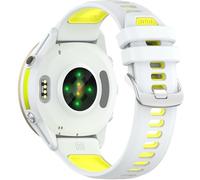 Miimall 22mm Strap for Garmin Forerunner 970/Forerunner 265/255/570 47mm, Soft Silicone Band for Vivoactive 4/Venu 3/2, Replacement Strap for Garmin Watch Darth Vader/First Avenger 45mm-White Yellow