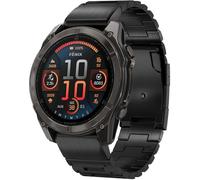 Miimall 26mm Strap Compatible with Garmin Fenix 8 51mm/Epix Pro 51mm/Enduro 3 Bracelet, Quick Fit Instinct 3 50mm/Instinct 2X Metal Strap, Tactix 7/Fenix 7X/6X Pro/7X Pro Stainless Steel Band-Black
