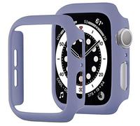 Miimall Compatible with Apple Watch SE/Series 6/5/4 40mm Bumper Protective Case, Super Thin Matte Hard PC Lightweight Slim Scratch-proof Fall-proof Cover for iWatch 40mm(Purple)