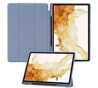 Miimall for Samsung Galaxy Tab S10 Plus 2024/ Galaxy Tab S9 Plus 2023 Case, PU Leather Protective Shell with Auto Sleep/Wake Anti-Scratch Full Coverage Bumper Cover for Galaxy Tab S10+, Purple