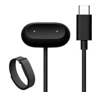 Miimall Magnetic Charger for Fitbit Air, Fast Charging Type-C Charger Stand, Lightweight Replacement Charger Dock for Google Fitbit Air, Durable Portable Wire For Travel Office Home Daily Use, Black