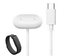Miimall Magnetic Charger for Fitbit Air, Fast Charging Type-C Charger Stand, Lightweight Replacement Charger Dock for Google Fitbit Air, Durable Portable Wire For Travel Office Home Daily Use, White