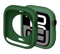 Miimall Protective Case for Apple Watch Series 10 42mm/46mm, Multi-colour iWatch Series 10 Case for Women Men, Anti-Scratch Shockproof Soft TPU Bumper Cover for Apple Watch 10 46mm-Green