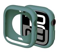 Miimall Protective Case for Apple Watch Series 10 42mm/46mm, Multi-colour iWatch Series 10 Case for Women Men, Anti-Scratch Shockproof Soft TPU Bumper Cover for Apple Watch 10 42mm-Light Green