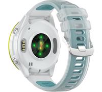 Miimall Sport Strap for Garmin Forerunner 970/265/255/Forerunner 570 47mm, 22mm Colourful Strap for Vivoactive 4/Venu 3/2, Garmin Watch Darth Vader/First Avenger 45mm Replacement Band-Clear Blue