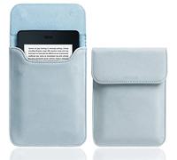 Miimall Suede Case Compatible with Kindle Paperwhite 11th Generation 2021,Ultra-Light Soft Fabric Suede Smart Protective Shell with Magnetic Closure for Kindle Paperwhite 11th-Blue