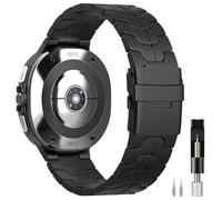 Miimall Titanium Strap for Samsung Galaxy Watch Ultra 2/1 47mm, No Gap Lightweight Business Titanium Band, Samsung Galaxy Watch Ultra 2026/2025/2024 Metal Replacement Strap for Men Women-Black