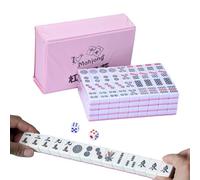 Miini Mahjong Game Chinese Mahjong Game Set, Multifunctional Mahjong Set | High Quality Mahjong Game Set, Professional Chinese Mahjong Game Set, Competition Mahjong Set