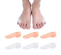 Miiqxx Toe Separators 6 Pcs Tailors Bunion Corrector Toe Gel Bunion Protector Bunion Pads To e Separators for Bunions Little To e Guard Big T oe Straightener for Corn,Callus and Blisters Protect