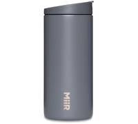 MiiR Flip Traveler 12oz - Double-Wall Vacuum Insulated with Flip Lid, BPA-Free Stainless Steel Construction, Insulated Tumbler for Hot or Cold Drinks
