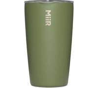 MiiR Tumbler, 16oz Insulated Stainless Steel with Press Fit Slide Lid - Splash Proof Design, Holds Hot & Cold Beverages, Stylish & Functional Cup Holder Compatible