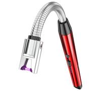 MIIVII Candle Lighter, Electric Rechargeable USB, Long Flexible Neck Windproof Flameless Arc Lighter for Candles, Camping, Stove (red)