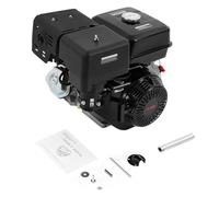 MIIWWOWO 4 Stroke Petrol Engine 420cc 15HP, 9700W Gasoline Engine 3600RPM with Low Oil Alarm, Air Cooled OHV-Motor for Pressure Washer Generator Go Kart Log Splitter