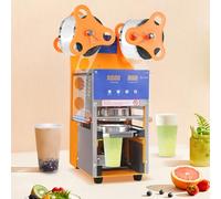 MIIWWOWO Automatic Cup Sealing Machine 400W, 400-600 Cups/H, max. Cup Opening Diameter 95mm, max. Cup Height 15cm, for Milk Tea Coffee Shop, 41x35x61.5cm
