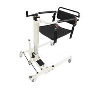 MIIWWOWO Lift Transfer Chair with 4 Wheels, Adjustable Height & Width, 264lbs Load Capacity