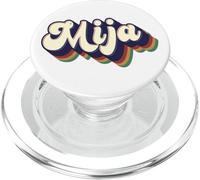 Mija, Latina Women Girls Cinco de Mayo Retro Spanish Mexican PopSockets PopGrip for MagSafe