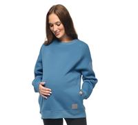 MijaCulture Maternity Wear 2-in-1 Nursing Jumper & Maternity Jumper Miley M020 (DE/NL/SE/PL, Alphanumeric, XXL, Regular, Regular, Petrol Blue)