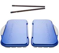 Mijello Airtight Watercolor 18-Well Blue Palette 2 Pcs (4B Art Pencil x 2 Gift)