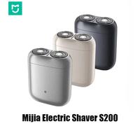 MIJIA S200 Electric Shavers Portable IPX7 Washable Dry Wet Razor Beard Trimmer Cutter Rechargeable For Men Razors Machine moon rock ash