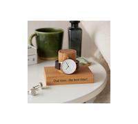 MijMoj Design Men's Oak Single Watch Stand Engraved with Dad Time …the best time in Light Oak MijMoj Design Light Oak