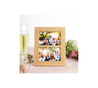 MijMoj Design Solid Oak Double Aperture Photo Frame in Light Oak MijMoj Design Light Oak