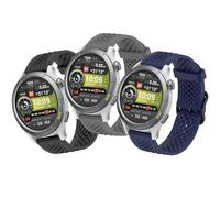MIJOBS 3 Piece Silicone Strap Compatible with Amazfit Balance, Amazfit Cheetah and Amazfit Cheetah Pro, Waterproof, Breathable and Soft Sport Strap, Suitable for Men and Women