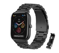 MIJOBS Metal Strap Compatible with Amazfit GTS 3/GTS 2 Mini/GTS 2/ BIP/Bip U PRO, Galaxy Watch 4 (40mm/44mm)，Suitable for 20mm Width Watch