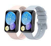 MIJOBS Silicone Bands Compatible with Huawei Watch Fit 2/Active/Elegant/Classic Bracelet Multicolored Sport Strap Replacement for Huawei Watch Fit 2 Smart Watch