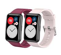 MIJOBS Strap Compatible with Huawei Watch Fit - Elegant & SE Replacement Silicone Straps - Multicolor, Waterproof, Breathable Wristband