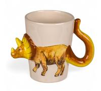 MIJOMA Dinosaur Mug - 3D Handle Mug Triceratops